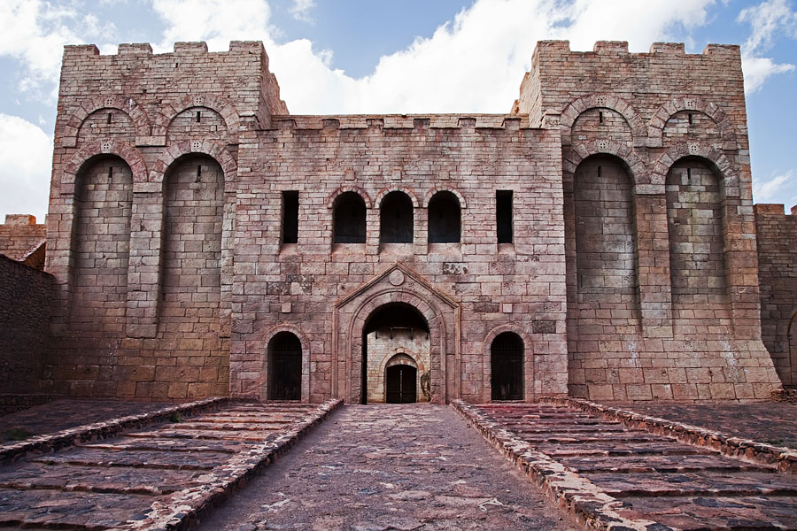 Jerusalem   filmset from Kingdom of Heaven near Ouarzazate   Morocco
